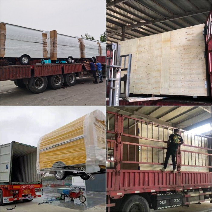 Fully Equipped Water-Based Catering Trailer for Home Trade Assurance Raw Material Water