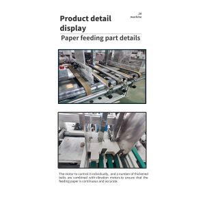 AS-800 Automatic Bottom Lock Paper Folding Machine Folder Gluer Easy to and