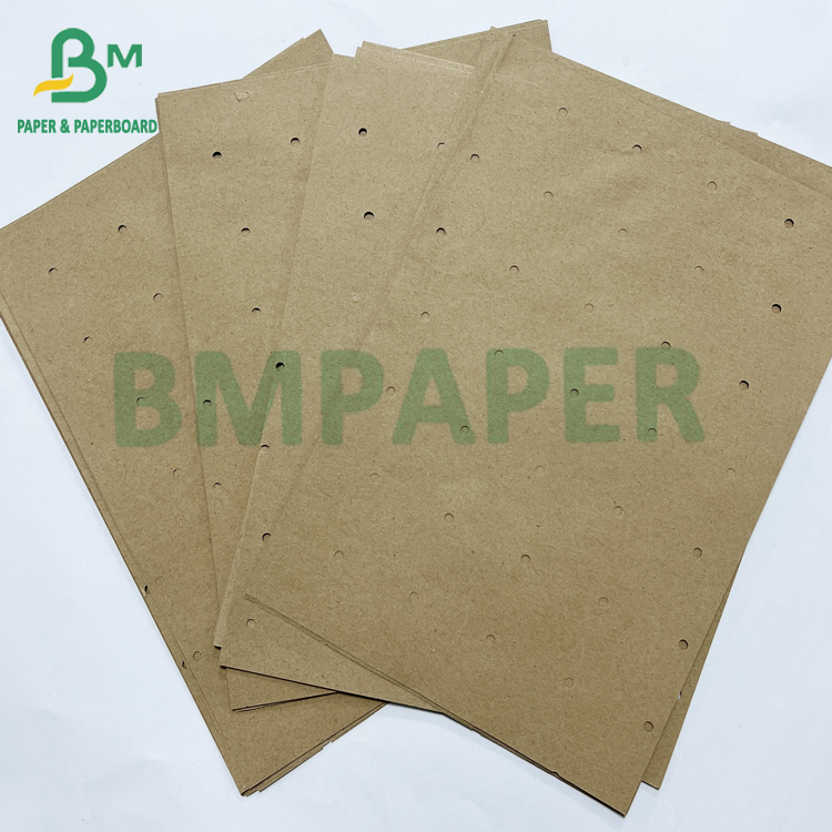 70gsm Recyclable Round Hole Perforating Underlay Kraft Paper For Garment Factory