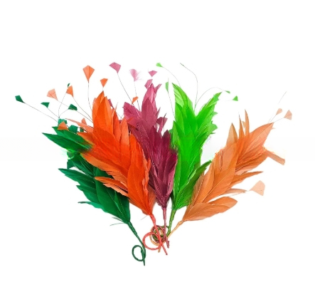 FEDEX Shipping for Millinery Supplies Stripped Goose Feather Flower Mount