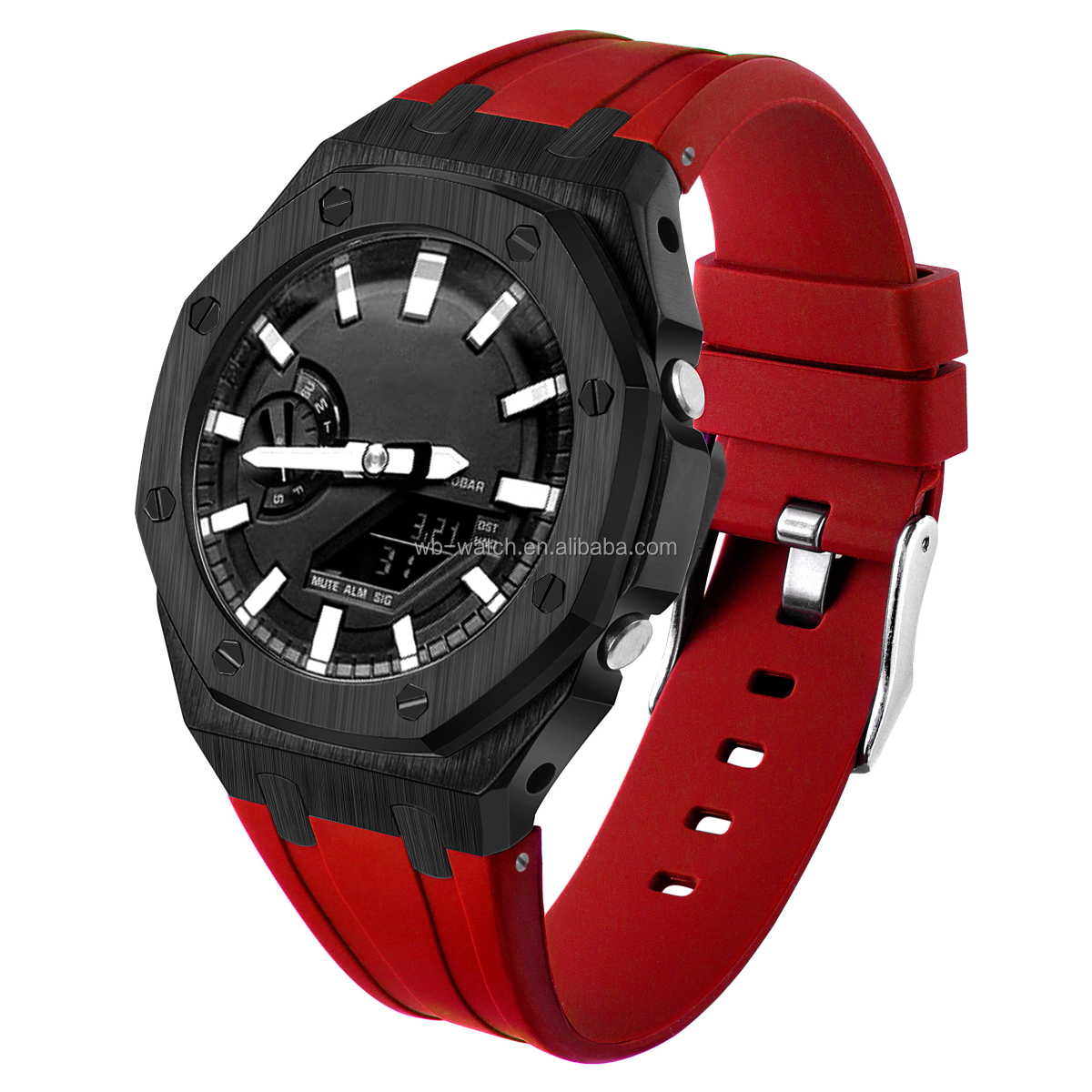 Casio Watch Modified Case Luxury Value Ga2100 Oem Silicone Band Metal Modification Mod Kit