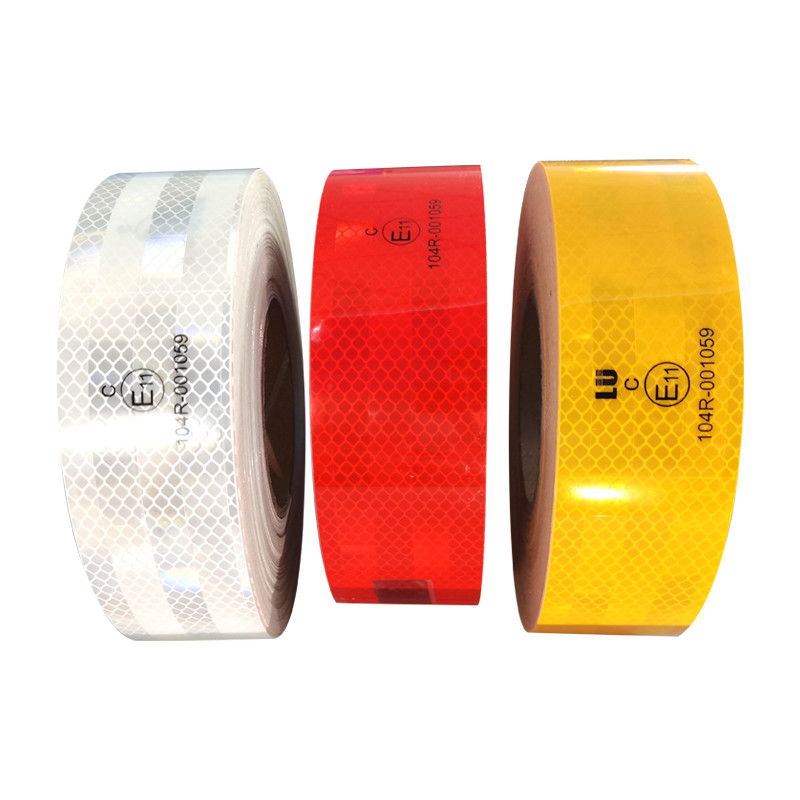 Waterproof Reflective Safety Tape 2 Inch Wide 150Ft Length- Red, White & Yellow for Trucks