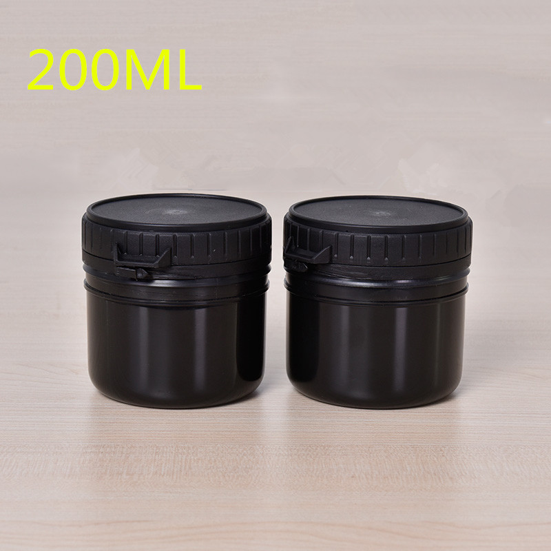 200ml Capacity HDPE Plastic Jar for Storing Medicine Tablets Pills and Protein Powder
