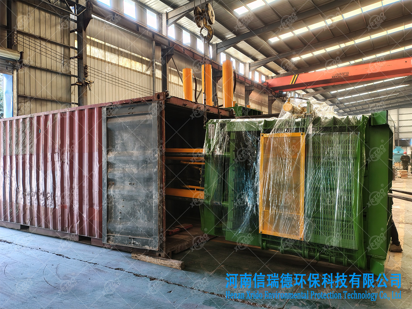 Waste PET Baler HDPE Recycling Baler Plastic Press Machine Plastic Film Bags Baler