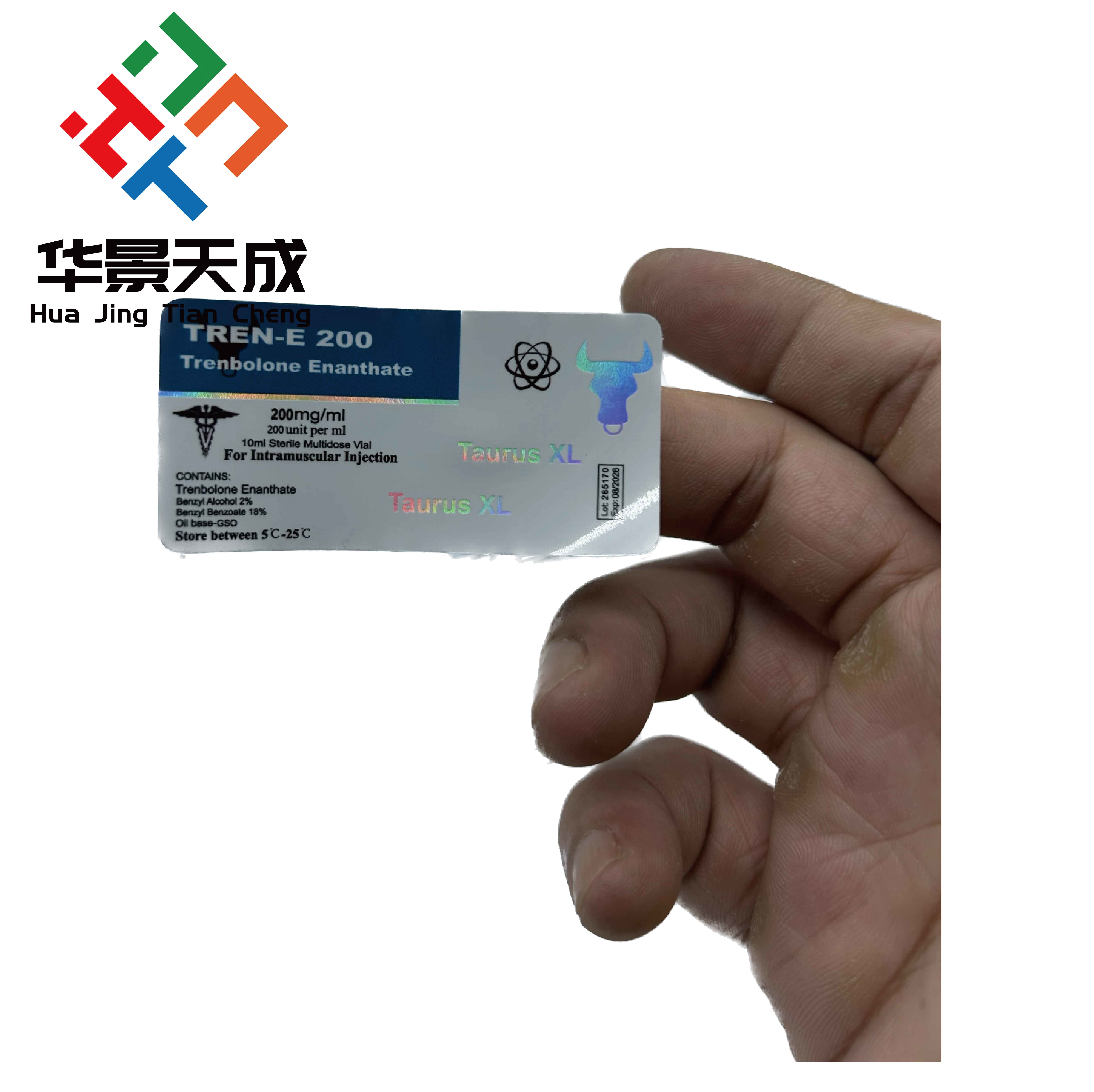 Cypionate 10ml Pharma Sticker Packing Sust Label