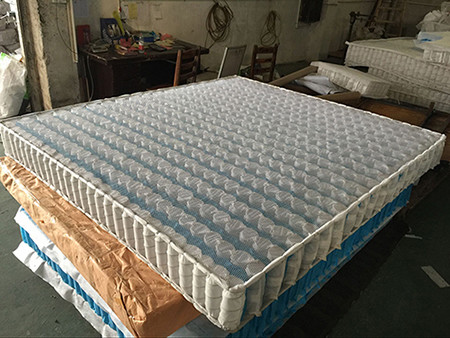 Rugged Mattress Pocket Spring Unit with High and Low Bag and Mesh Fabric