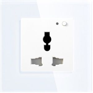 13A Tuya Timer Wall Socket 3500W Voice Activated Power Outlet