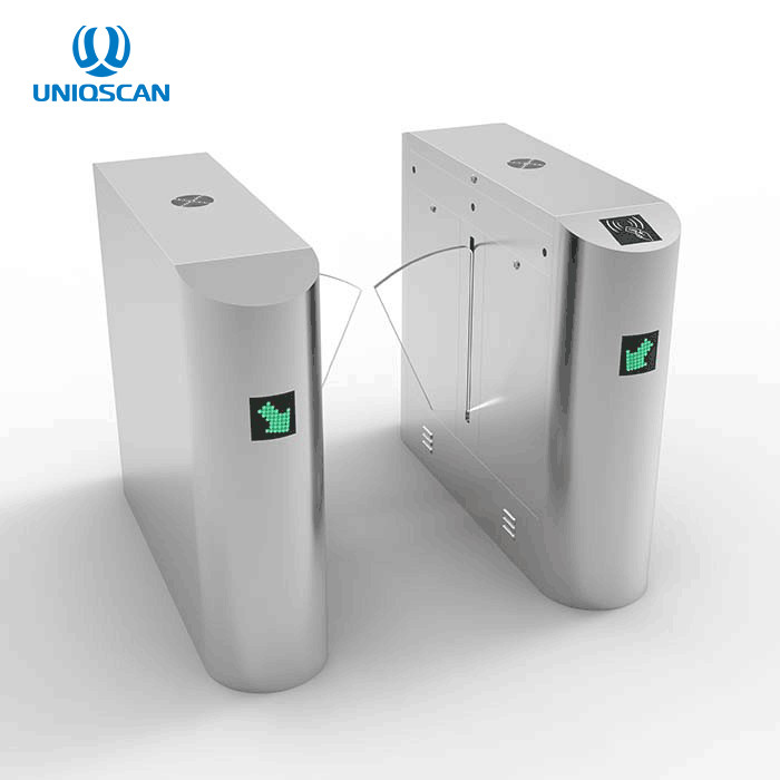 0.2s Flap Barrier Gate Turnstile Security Gates Pedestrian 304 Stainless Steel