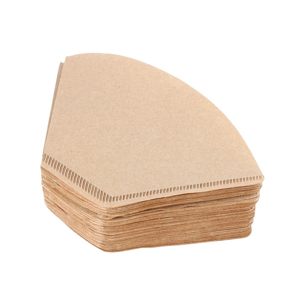 U101 Coffee Filter Papers Cone Disposable Drip Bag Filter 100pcs 1 - 2 Person