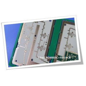 Hybrid High Frequency Multilayer PCB 6-Layer Hybrid PCB Made On 12mil 0.305mm