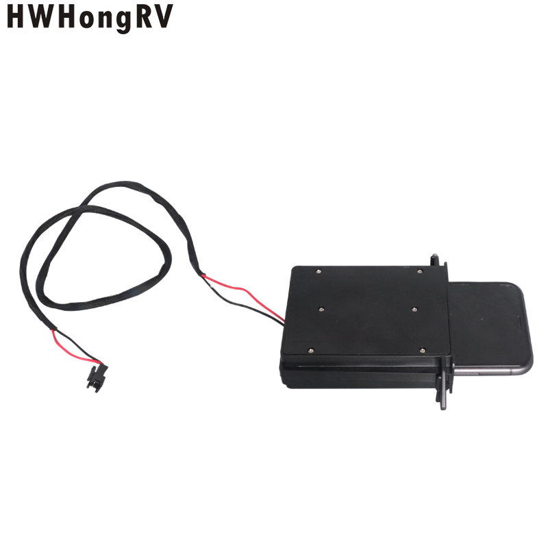 HWhongRV camper 12V Smart Sensor Car Wireless Charger for the RV seat Fast Wireless Car Charging Phone Infrared Smart Sensor