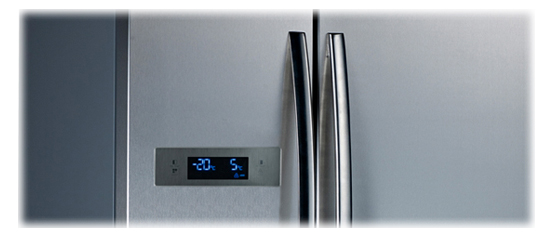 side by side refrigerator TOTAL NO FROST WITH LED DISPLAY BCD-537