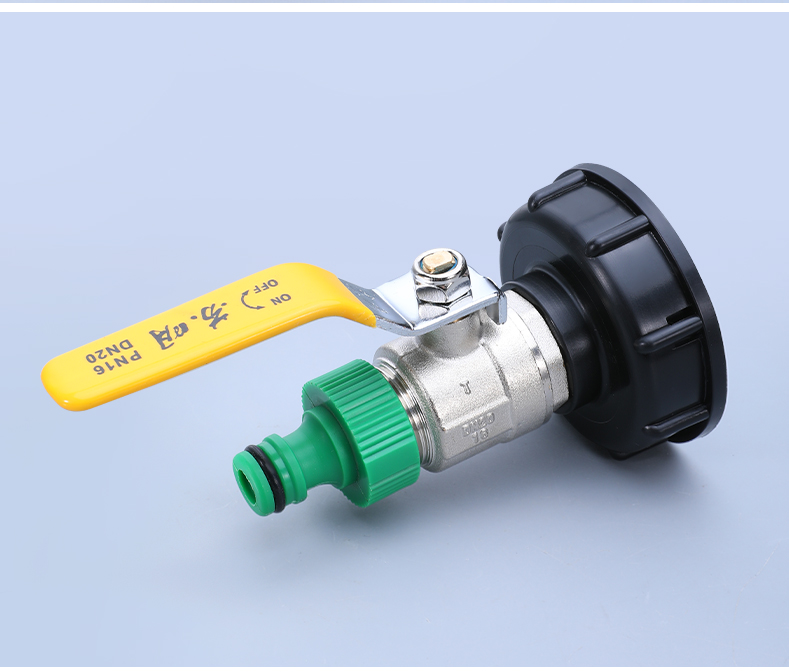Garden Water Connectors Brass Tap Adapter for IBC Tank Valve Fitting Hose Connector