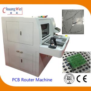  Double Station PCB Router Machine with Auto Routing Bit Checker Manufactures