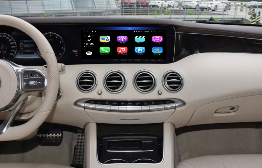 Ouchuangb wholesale upgrade original car audio screen to android 9.0 for Mercedes Benz S coupe 2018