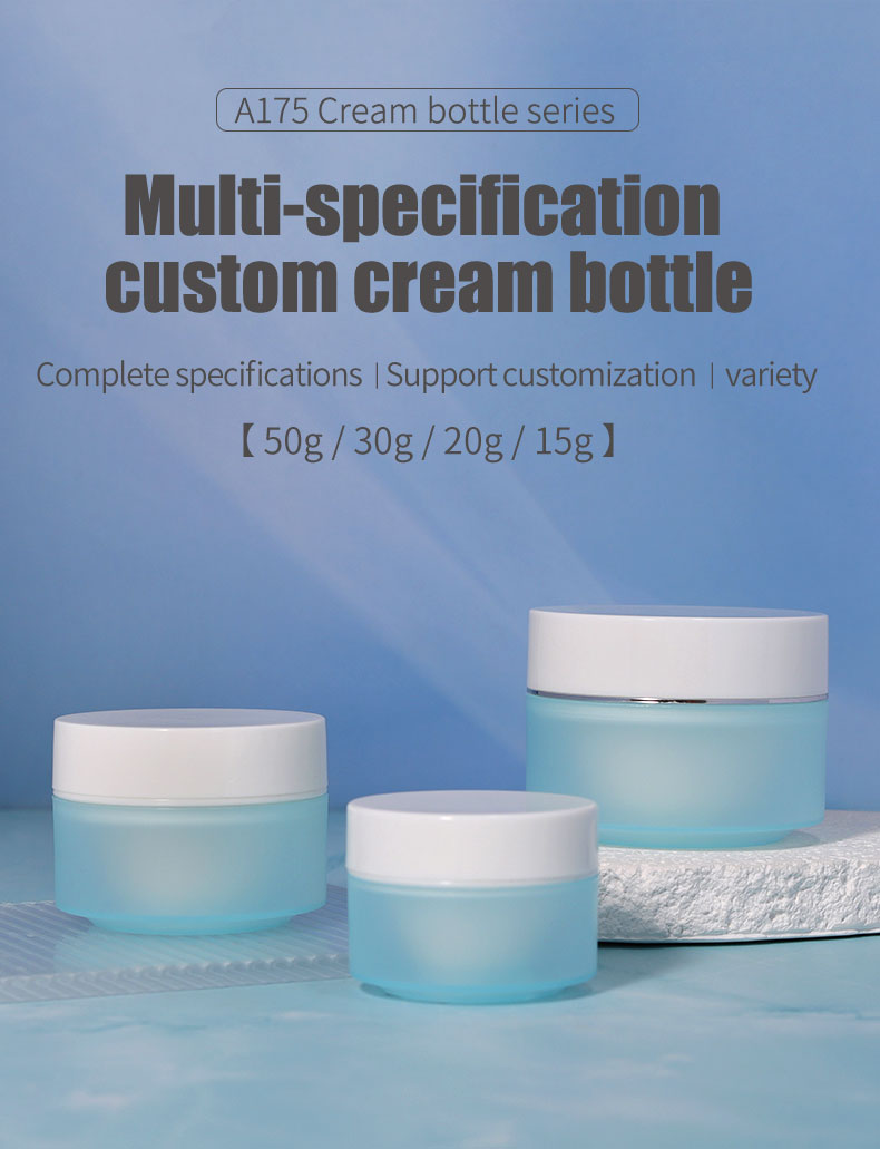 Custom Round Plastic Type PP 30 50g Matte Empty Eye Facial Luxury Cream Jars for Face Cream Skincare Lotion Packaging