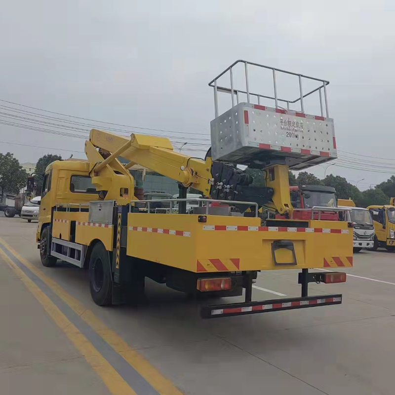 Kingrun Double Row Aerial Lift Work Trucks Straight Arm Hoisting Machinery