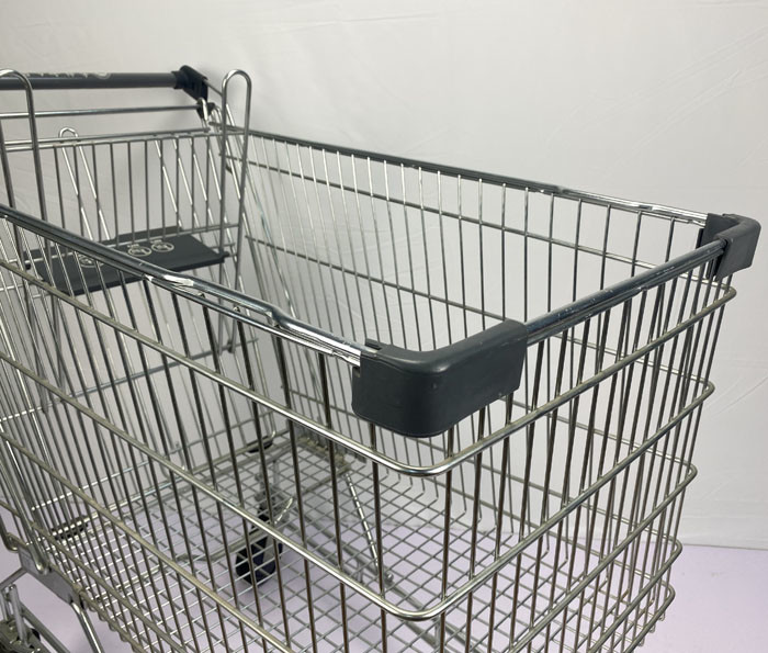 Grey 240L Supermarket Grocery Cart Australian Supermarket Metal Shopping Trolley