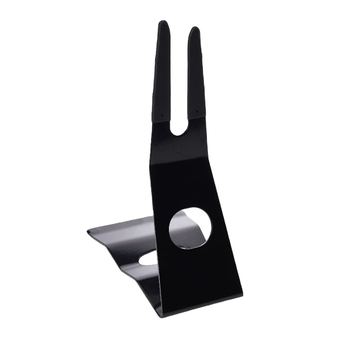 Standard 4mm Thickness Black Bicycle Floor Type Hub Mount Parking Rack Stand for Garage