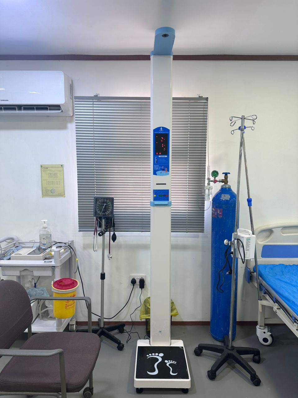 SH-300 Human Weight Scale Health Checkup Digital Height and Weight Coin Operated BMI Machine Scale