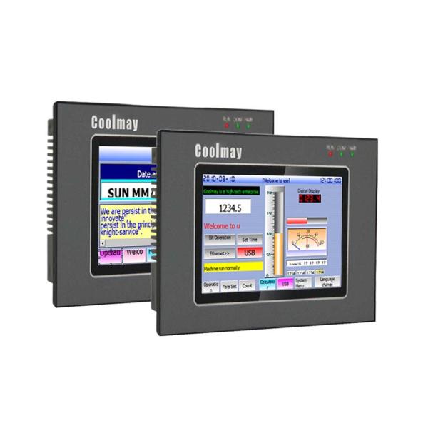  ODM 5 Inch TFT PLC HMI PLC Combo 2 Channels Analog Outputs 20mA Manufactures