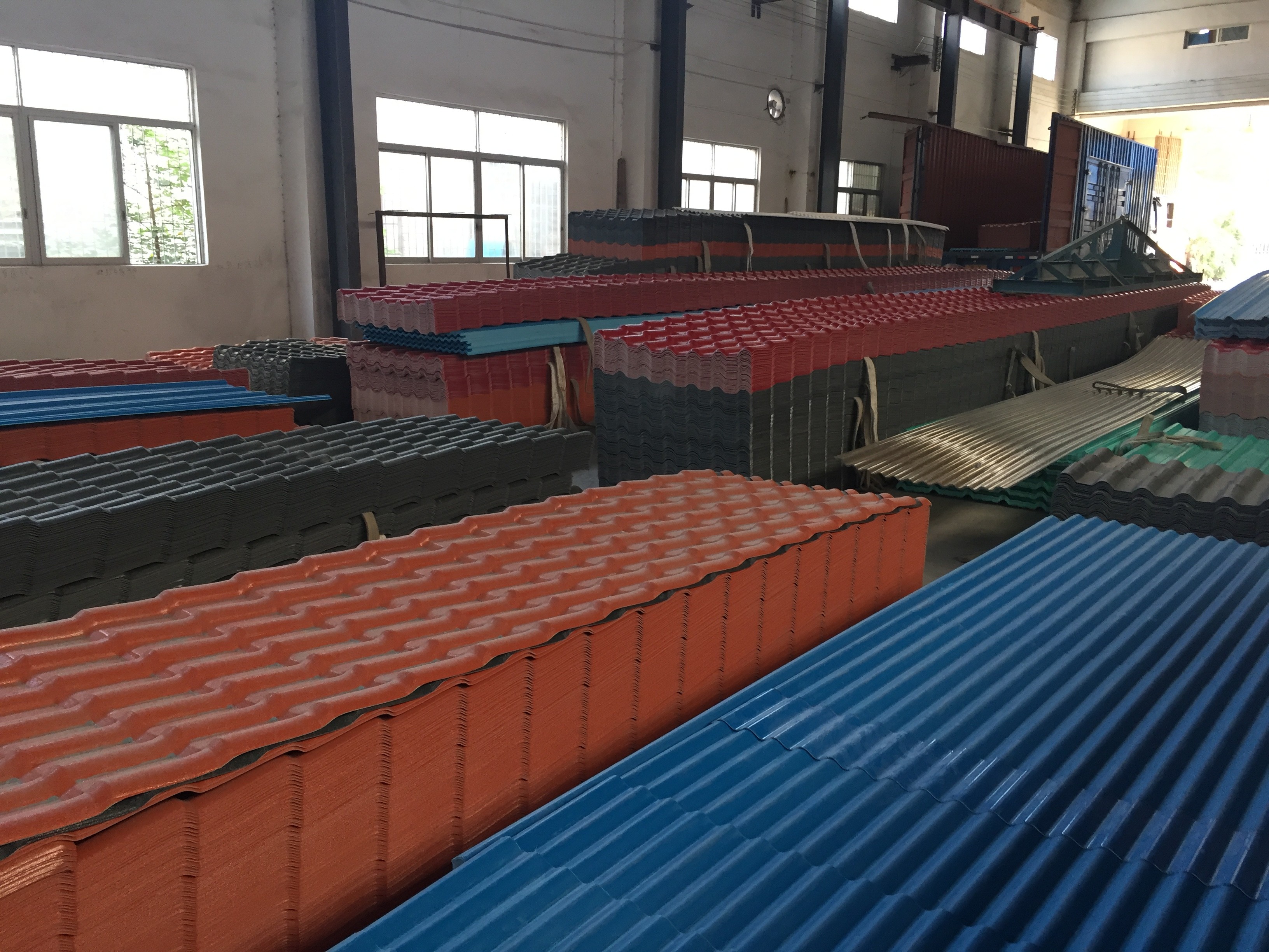 waterproof customized colored PVC wall board for warehouse factory
