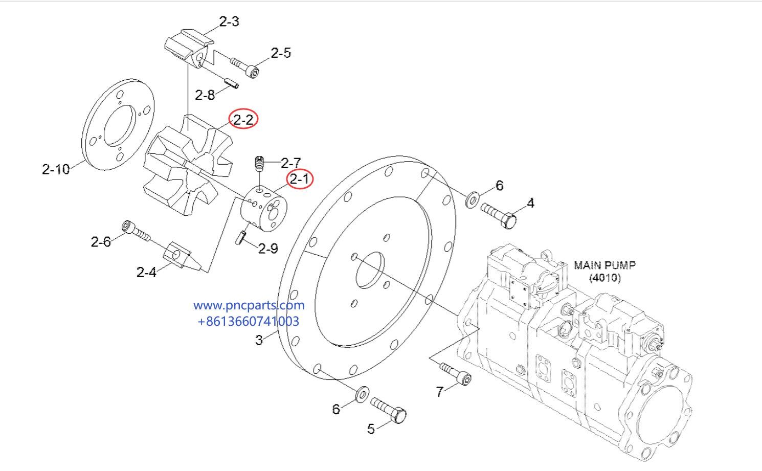 11NB-13010 Coupling Assy 240K 1NB-13030 For Hyundai Crawler Excavator R480-9
