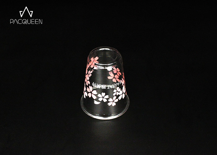 Plastic Cold Drink Disposable Cups Moisture Proof Sturdy Printed