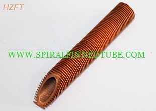 1.65 mm Thickness Integral Type Copper Fin Tube for Air Cooler of Diesel Engines