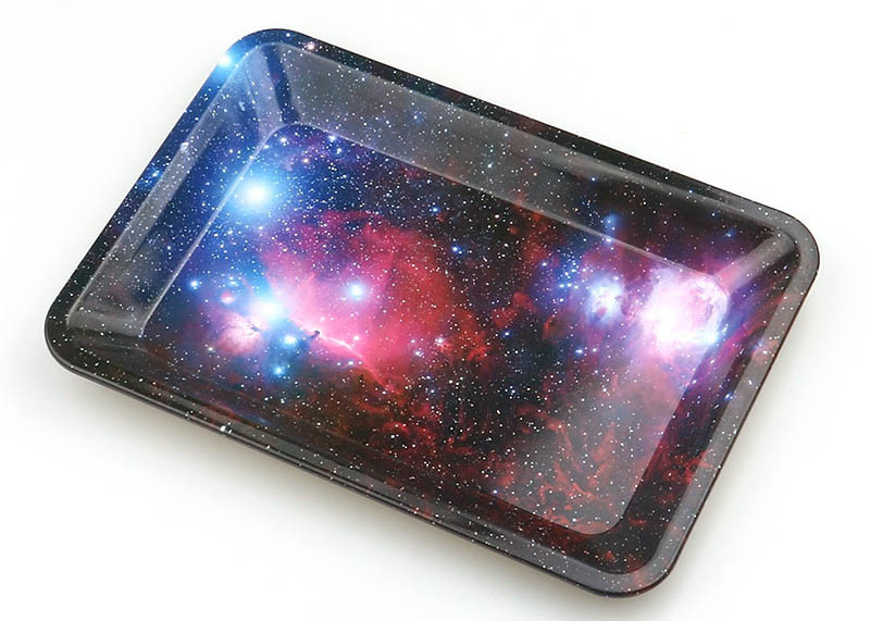 Smoking Pipe Accessories 180 * 125mm Star Weed Leaf Cigarette Tray