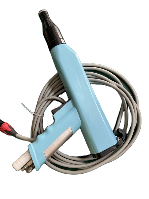 scientific powder coating booth machinery with electrostatic painting gun 0.48kg weight