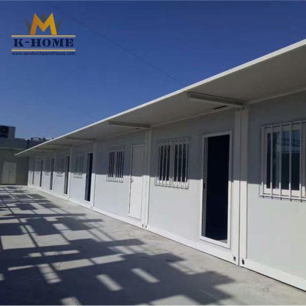 20ft Flat Pack Container House Steel Frame Sandwich Panel House Easy Installatio