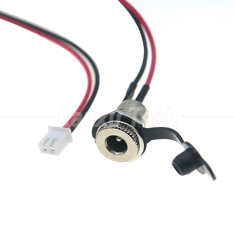 Waterproof DC Female Socket 5.5x2.1mm 5.5x2.5mm Jack DC099 to XH2.54 PH SH VH Connector Cable with Cap