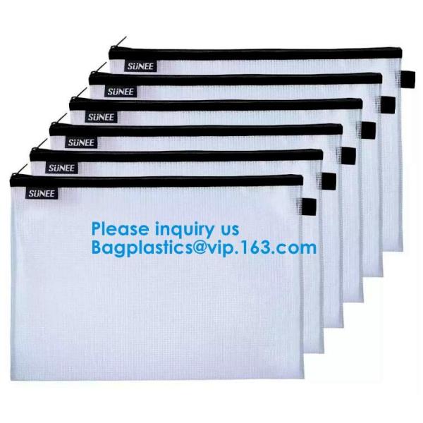  Zipper Bag/File bag/Document bag,PP/ PVC plastic clear file bag with zipperA3 A4 A5,Eco-Friendly, Water Proof/Dust Proof Manufactures