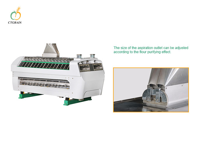 Fine Capacity 1200kg/H Wheat Flour Semolina Purifier