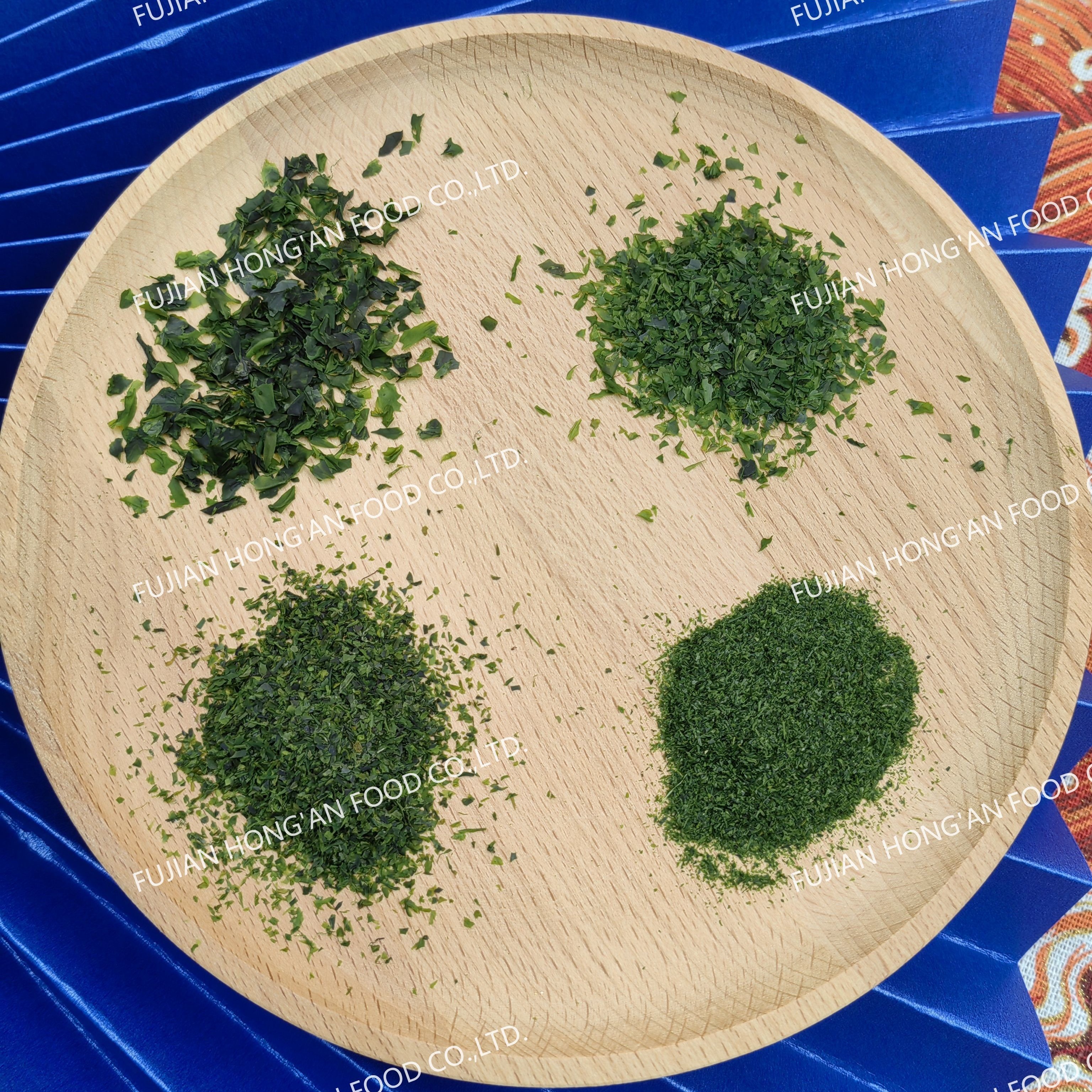 Cuisine Seasoning Dried Green Laver Dried Sea Lettuce Crispy Texture High Vitamins