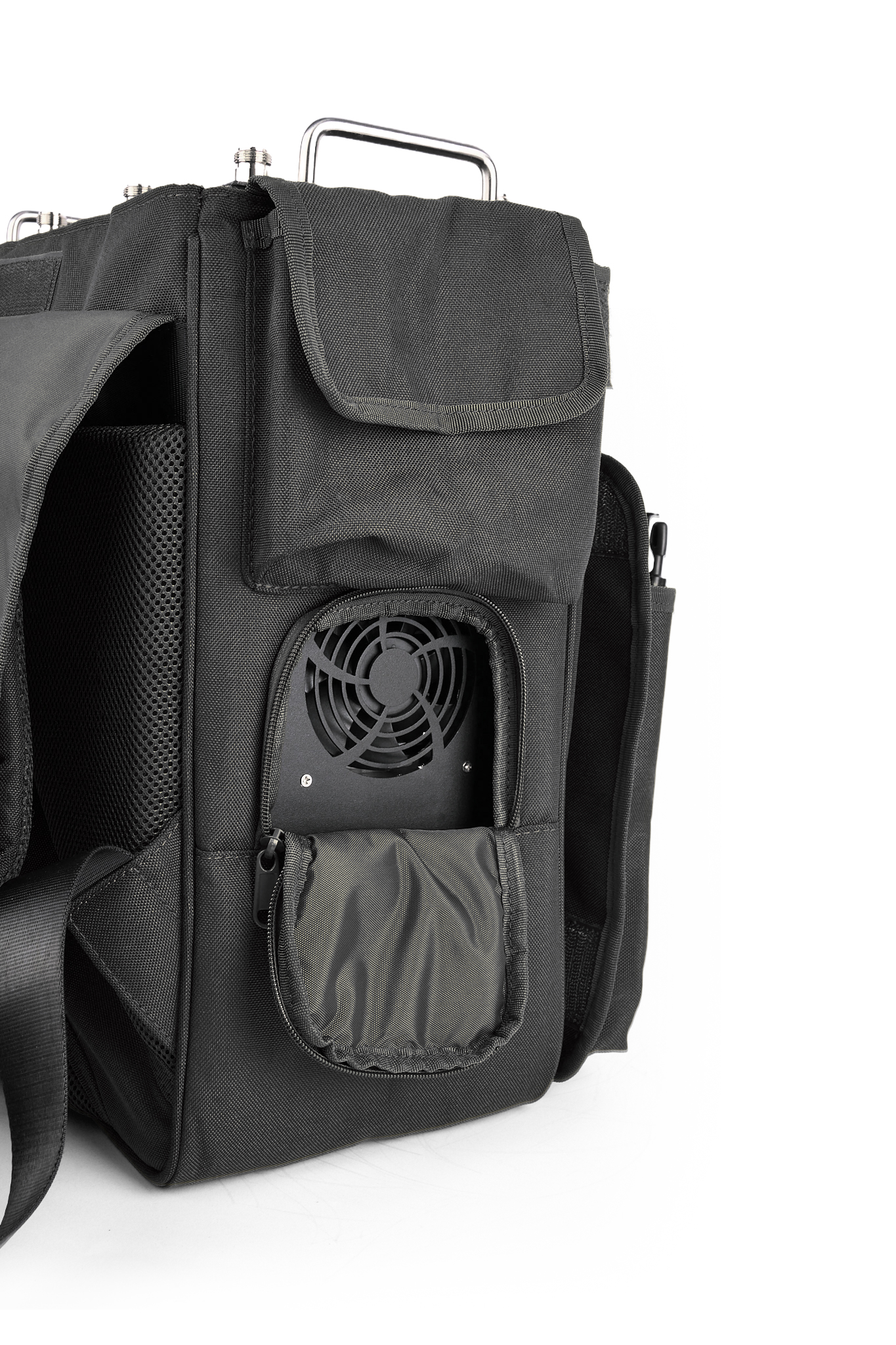 8Channel Anti Drone Backpack Manpack Jammer With Detector 5825-5852MHz 50W