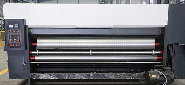 1728mm 2 Color Carton Box Corrugated Box Flexo Printer With Die Cutter