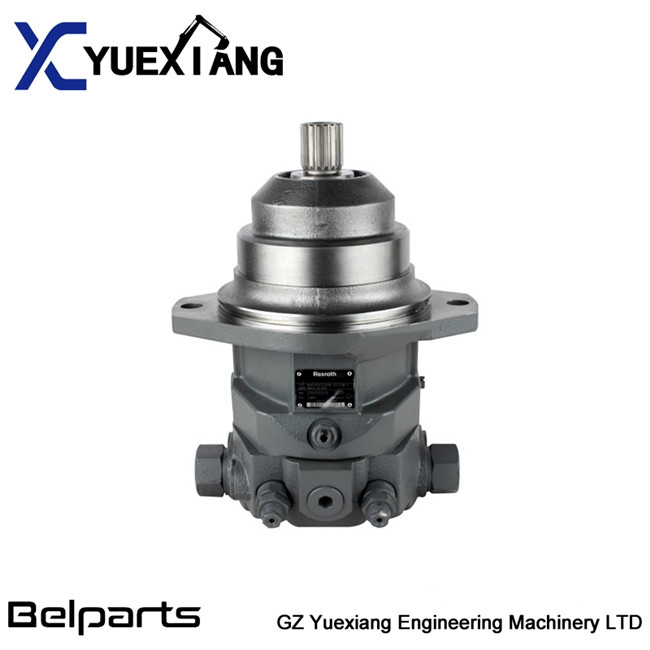Grey Anti Rust Hydraulic Travel Motor For A6VE107HZ363WVZL222BS Excavator