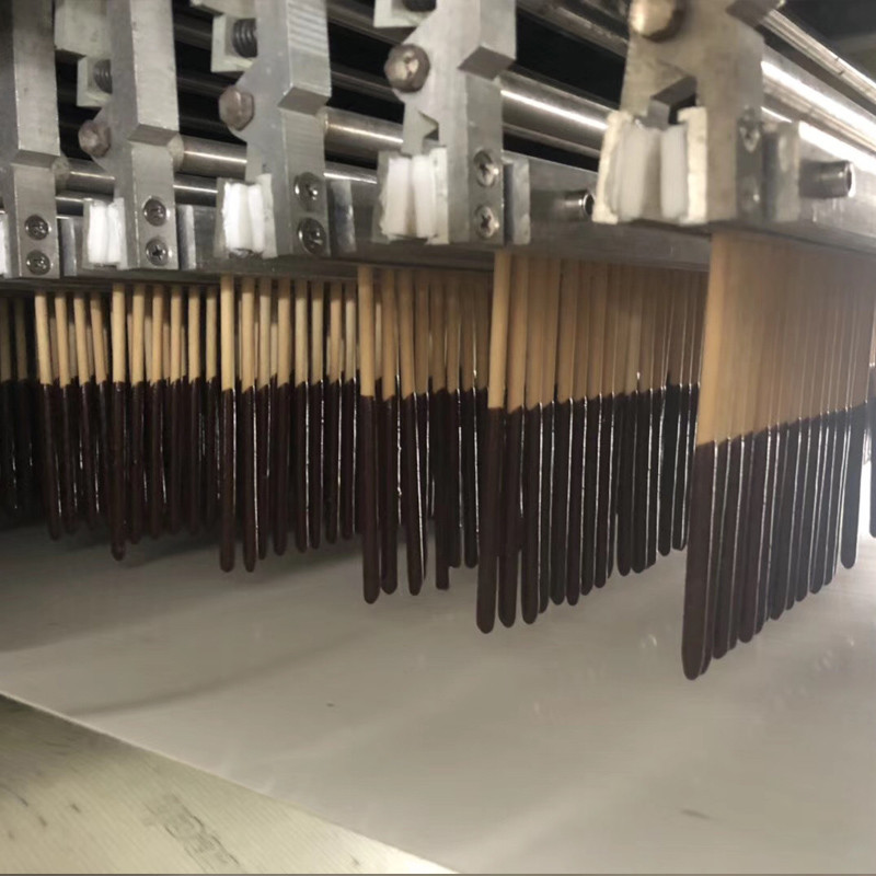 Automatic Pepero Bar Chocolate Enrobing Line Finger Biscuit Bar Coating Equipment