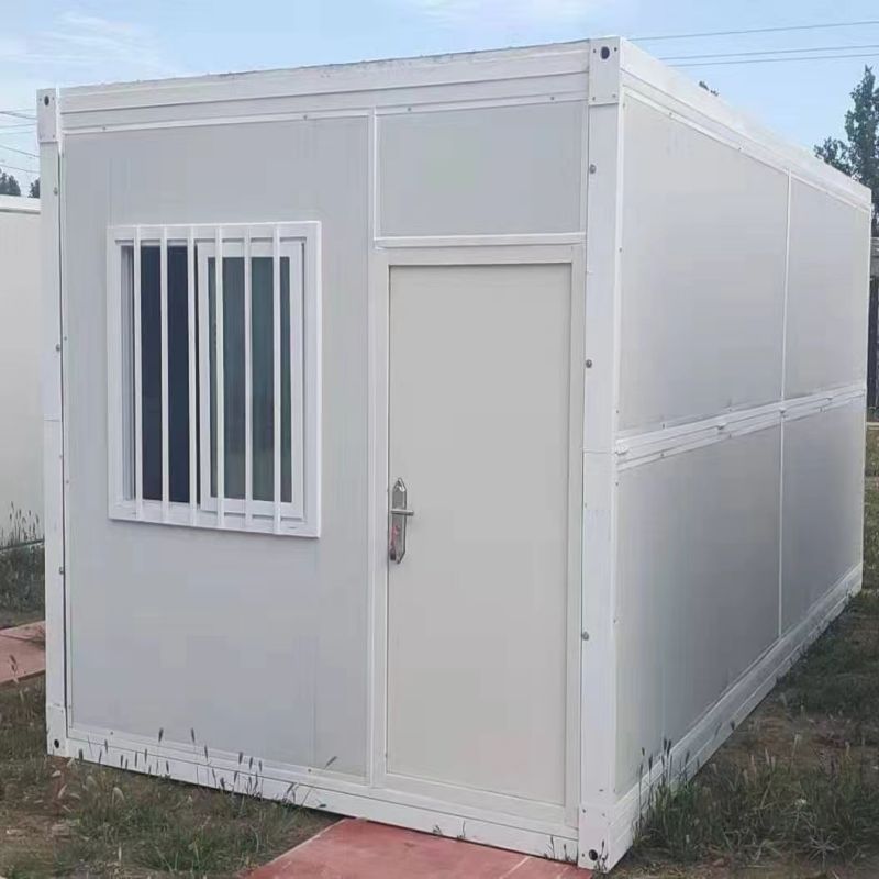Office Building 2 Bedroom Prefabricated Folding Expandable Container House