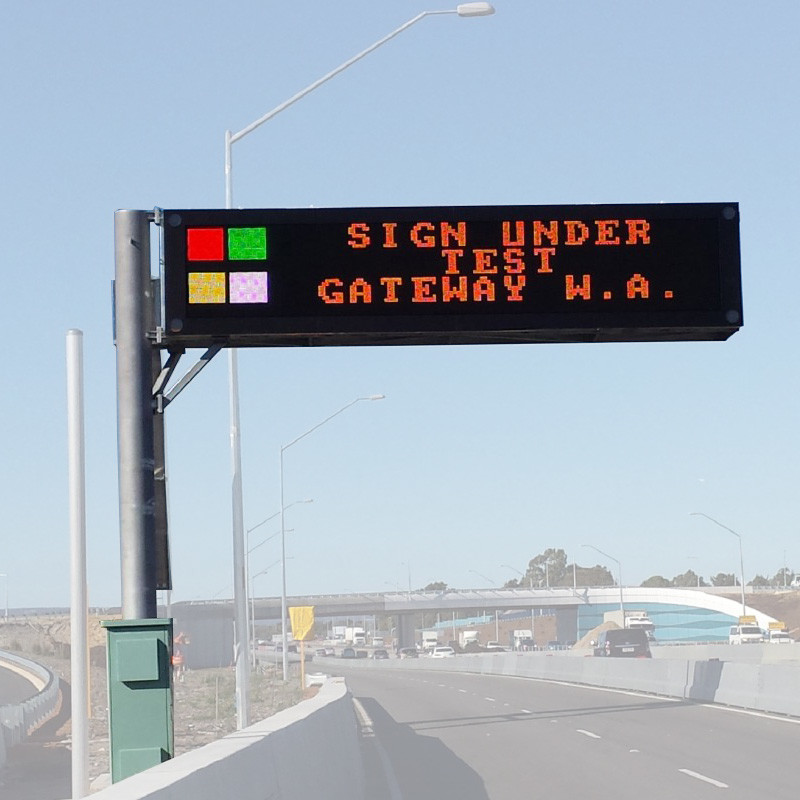 EN12966 NTCIP VMS Traffic LED Display With RS232 RS485 Serial Ports