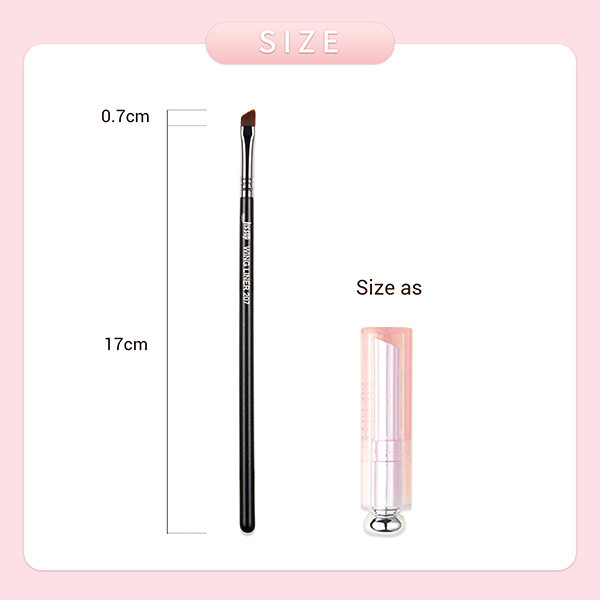 Angled Thin Eye Jessup Makeup Brushes For Powder Cream Liquid