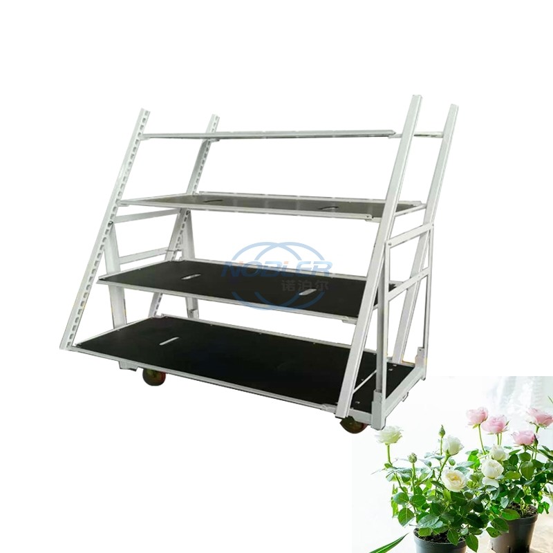 Pull Net Dutch Flower Trolley Hot Dip Galvanized Material Standard Hole Plate