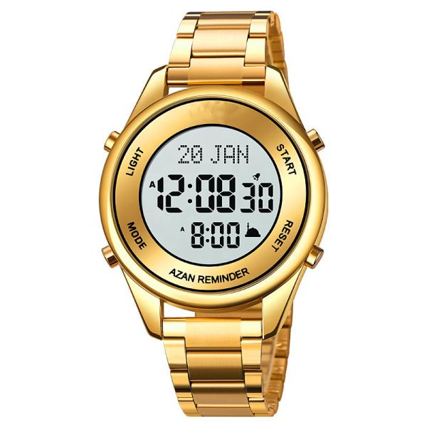 Best Selling 1861 Muslim Watch Azan Prayer Qibla Multifunctional Digital Azan