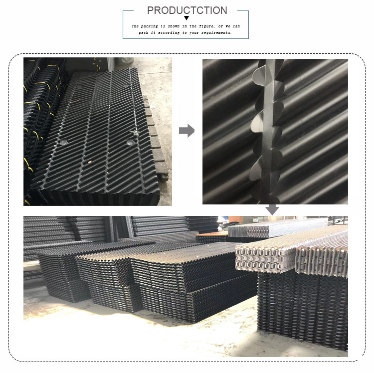 Counter Flow Cooling Tower PVC Filler 4ft Width Hanging Cooling Tower Fill