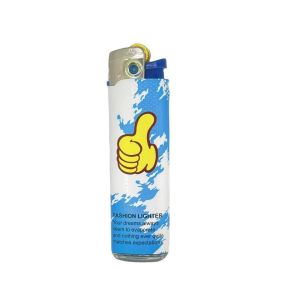 DY-077 EU Standard Electric Lighter with Diverse Stickers from Baida Manufacture