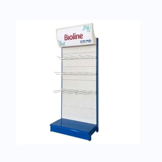 shelves system gondola supermarket equipment steel single side rack for
