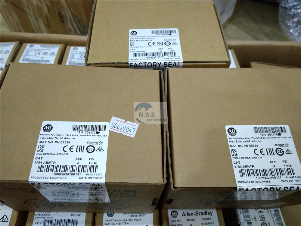  United States Allen Bradley Modules 1794-AENTR Dual Port Ether Net IP Adapter Modules Manufactures