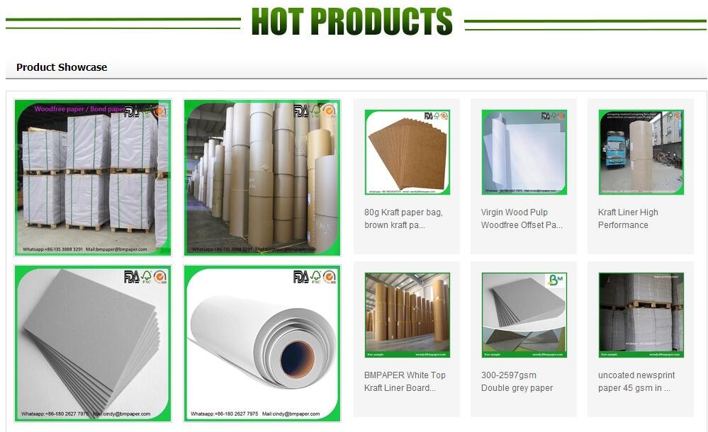 Grade A Recycled Grey Cardboard Paper 1mm 1.5mm 2mm 3mm For Gift Boxes